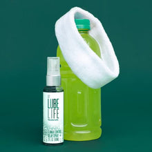 Load image into Gallery viewer, #LubeLife Staycation Combination, 2-in-1 Massage & Lubricant 8 Fl Oz, Climax Control Delay Spray 2 Fl Oz, Water-Based Lubricant 8 Fl Oz, Barely There Thin Silicone Lubricant 8 Fl Oz, For Men, Women, a