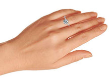 Load image into Gallery viewer, Bling Jewelry 925 Sterling Silver Round CZ Solitaire Engagement Ring - Size 5