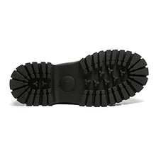 Load image into Gallery viewer, MACNMEUU Platform Loafers for Women Chunky Heel Lug Sole Loafers Slip ons Round Toe Black,Size 8.5