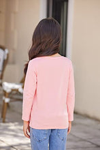 Load image into Gallery viewer, Arshiner Girls Spring Clothes Pink Long Sleeve Cotton Unicorn Sequin Shirts Tops for Kids
