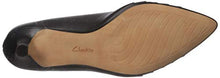 Load image into Gallery viewer, Clarks womens Linvale Crown Pump, Black Leather, 7.5 US