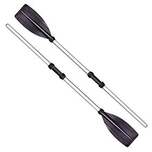 Load image into Gallery viewer, zhgzhzwlf Boat Oars Telescopic Paddle Detachable Combo Dual Purpose Long Oars 49in Extendable Aluminum Marine Oar to 83in for All Kinds of Kayak and Boat 1 Pair