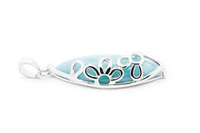 Load image into Gallery viewer, Larimar Pendant Gemstones with 925 Sterling Silver Classic Jewelry Women