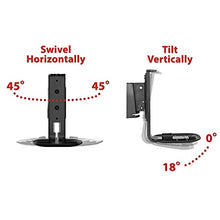 Load image into Gallery viewer, Eximus Speaker Wall Mount Bracket for Sonos One, Sonos One SL and Sonos Play:1 - Adjustable Tilt and Swivel for Optimal Audio Quality- Black Finish (Mounting Hardware Included)