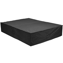 Load image into Gallery viewer, Patio Watcher 144 Inches Patio Furniture Cover Durable Water Resistant Outdoor Furniture Sets Cover with Secure Buckle Straps, Black