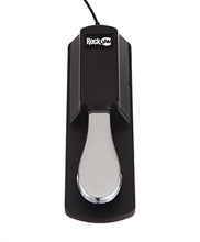 Load image into Gallery viewer, RockJam Universal Sustain Pedal for Electronic Keyboards and Digital Pianos With Polarity Switch, Anti-Slip Rubber Bottom and 5.9 ft. Cable