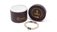 Load image into Gallery viewer, Larimar Accessories | 8mm Mala Beads Bracelet | Mala Gemstone Bracelet | Mala Yoga Bracelet | Mala Prayer Bracelet | Mala Meditation Beads Bracelet | (Rose Quartz & Botswana)
