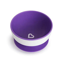 Load image into Gallery viewer, Munchkin Stay Put Suction Bowl,Purple, Green & Blue 3 Pack