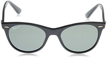 Load image into Gallery viewer, Ray-Ban Men's RB2185 Wayfarer II Sunglasses, Black/Polarized Green, 52 mm