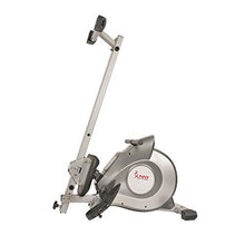 Load image into Gallery viewer, Sunny Health & Fitness Magnetic Rowing Machine Rower w/ LCD Monitor