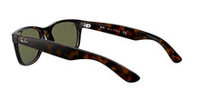 Load image into Gallery viewer, Ray-Ban RB2132 New Wayfarer Square Sunglasses, Tortoise/G-15 Green, 52 mm