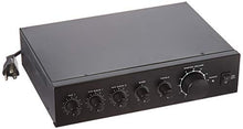 Load image into Gallery viewer, Monoprice Commercial Audio 60W 2 channel amplifier / 3 channel mixer - 100/70V Mixer Amp