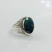 Load image into Gallery viewer, Blood Stone Gemstone 925 Sterling Silver Jewelry Natural Gemstone Ring, Big BloodStone Ring, Big Boys Ring, Mens Blood Stone Ring, Gift For Husband Father Brother, Unique Gift For Men's Christmas Gift