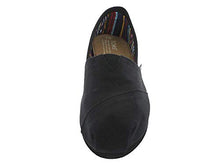 Load image into Gallery viewer, TOMS Women's Classic Alpargata Slip-On Shoe Black On Black Canvas 8.5 M