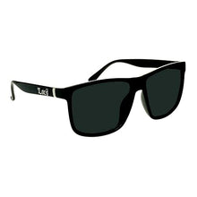 Load image into Gallery viewer, Locs Gangster Oversized Rectangular Horn Rim Sunglasses All Black