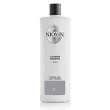Load image into Gallery viewer, Nioxin System 1 Shampoo & Conditioner Prepack, Natural Hair with Light Thinning, Pumps Included, 33.8 fl oz