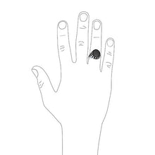 Load image into Gallery viewer, Mens Claw Set Large Oval Cabochon Gemstone Black Onyx Signet Ring For Men Solid Oxidized 925 Silver Handmade In Turkey