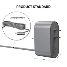 Load image into Gallery viewer, Charger for Dyson V6 V7 V8 DC58 DC59 DC61 DC62 SV04 SV05 SV06 ord Free-Handhelds Stick Vacuum Power Supply Cord Charger, Model# 205720-02, Output: 26.10V - 780mA