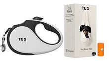 Load image into Gallery viewer, TUG 360° Tangle-Free, Heavy Duty Retractable Dog Leash with Anti-Slip Handle; 16 ft Strong Nylon Tape/Ribbon; One-Handed Brake, Pause, Lock Bundle with TUG Waste Bags