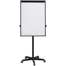 Load image into Gallery viewer, AmazonBasics Dry Erase Mobile Presentation White Board Easel, Non-Magnetic, Black