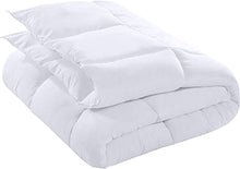 Load image into Gallery viewer, Utopia Bedding Comforter Duvet Insert - Quilted Comforter with Corner Tabs - Box Stitched Down Alternative Comforter (Twin, White)