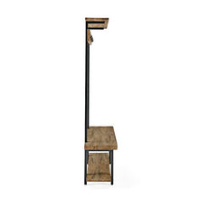 Load image into Gallery viewer, Sonoma Entryway Hall Tree with Bench, Shelves & Coat Hooks