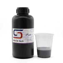 Load image into Gallery viewer, Siraya Tech Fast ABS-Like 3D Printer Resin 405nm UV-Curing Non-Brittle High Precision 3D Printing Liquid Standard Photopolymer Resin for LCD DLP 3D Printing(Grey, 1kg)
