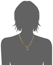 Load image into Gallery viewer, 14K Gold Plated Vintage Distressed Chain Choker Gold Lock Pin Chain Necklace for Women Girl Gifts Valentines/Birthday/Anniversary/Mother’s Day
