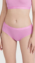 Load image into Gallery viewer, Calvin Klein Women's Pure Ribbed Hipster Panty, Lilac RAIN, X-Large