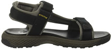 Load image into Gallery viewer, Dockers Men's Adjustable Strap, Sporty Outoor Sandal Sport, Black, 10