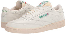 Load image into Gallery viewer, Reebok mens Club C Sneaker, Chalk/Paper White/Glen Green/Excellent Red, 9 US