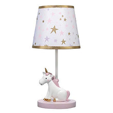 Load image into Gallery viewer, Bedtime Originals Rainbow Unicorn Lamp with Shade & Bulb, White