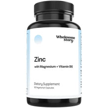 Load image into Gallery viewer, 3-in-1 Zinc Picolinate Magnesium Glycinate Supplements with Vitamin B6 | Reproductive & Fertility Health, Hormone Balance, Immune System Support | PCOS Support | 60 Vegetarian Capsules