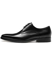 Load image into Gallery viewer, FRASOICUS Mens Oxford Shoes Leather Dress Shoes for Men Black