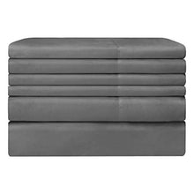 Load image into Gallery viewer, BYSURE Hotel Luxury Bed Sheets Set 6 Piece(Queen, Grey) - Super Soft 1800 Thread Count 100% Microfiber Sheets with Deep Pockets, Wrinkle & Fade Resistant