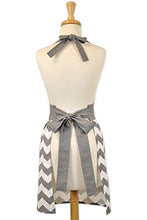 Load image into Gallery viewer, DII Skirted Apron 100% Cotton Protect Your Clothing While Entertaining, Cooking or Cleaning with This Trendy, Fashionable Kitchen Staple, One Size Fits Most, Chevron