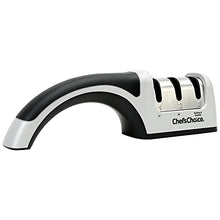 Load image into Gallery viewer, Chef'sChoice Manual Knife Sharpeners 15 and 20-Degree for Serrated and Straight Knives Diamond Abrasives, 3-Stage, black