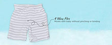 Load image into Gallery viewer, Hanes Ultimate Baby Flexy 3 Pack Adjustable Fit Knit Shorts, Blue Stripe, 6-12 Months