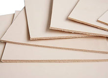 Load image into Gallery viewer, Firm Vegetable Tanned Full Grain Tooling Leather Thick Cowhide Handmade Stiff Leather Material for Craft/Tooling/Caving/Hobby Workshop (Natural-3.0mm, 12x12inches)