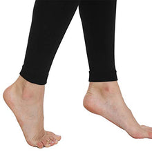Load image into Gallery viewer, WiliW Women's Black Footed Tights Opaque Control Top Hold & Stretch 1 Pairs M