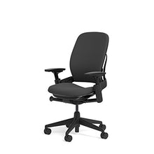 Load image into Gallery viewer, Steelcase Leap Chair, Black Fabric,FBA_,5" Cylinder -