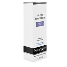 Load image into Gallery viewer, Neutrogena Oil Free Moisture Daily Hydrating Facial Moisturizer & Neck Cream with Glycerin - Fast Absorbing Ultra Gentle Lightweight Face Lotion & Sensitive Skin Face Moisturizer, 4 fl. oz (Pack of 2)