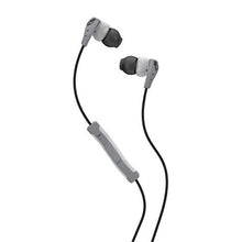 Load image into Gallery viewer, Skullcandy Method Sweat Resistant Sport Earbud with In-Line Microphone and Remote, Lightweight and Secure In-Ear Fit for Running and Exercise, Cable Management Clip for Workouts, Gray