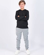 Load image into Gallery viewer, 3 Pack: Boys Girls Youth Teen Quick Dry Dri Fit Dry Fit Long Sleeve Active Athletic Hoodie Tops Gym Sweatshirt Basketball Clothes Moisture Wicking Performance -Set 4,M