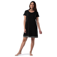 Load image into Gallery viewer, Fruit of the Loom Women's Super Soft and Breathable Sleep Shirt, Black, Medium