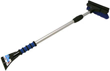 Load image into Gallery viewer, Mallory 581-E Telescoping 48" Sport Utility Snow Broom with Brush and Squeegee Head and Integrated Ice Scraper (Colors may vary)