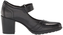 Load image into Gallery viewer, Clarks womens Diane Strap Mary Jane Flat, Black Leather, 8.5 US