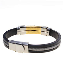 Load image into Gallery viewer, Asoodehdelan Silver Gold Farvahar Faravahar Bracelet Persian Zoroastrian GIF Persia Art