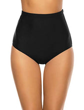 Load image into Gallery viewer, Bonneuitbebe Women's Bikini Bottoms Ultra High Waisted Swimsuit Bottoms Tummy Control Bathing Suit Shorts Swim Briefs