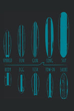 Load image into Gallery viewer, Surfer Portfolio Surfboards: Notebook For Surfer Surfboards Waves Surfing Boy Girl SUP Surf (Ruled Paper, 120 Lined Pages, 6" x 9") Surfboard Notebook For Beach Ocean & Sea Lover